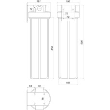 Фільтр-колба + ПП картридж ПРОЗОРА Bіо+ systems SL20TS-BB Big Blue 20″, 1″