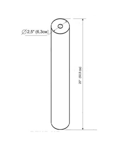 Картридж вугільний пресований Slim line 20*2,5″ Bio+ systems CTO-20В