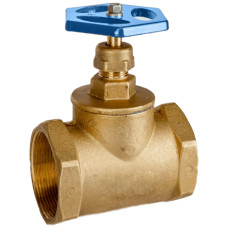 Кран ХВ вентильний прямий латунний 2″ВР х 2″ВР ливарний Б1128А VA