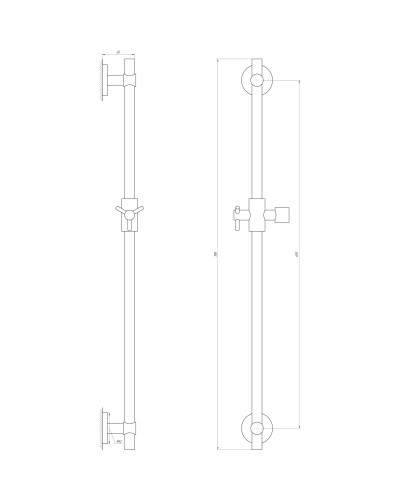 Душова стійка Dishi T1106-C