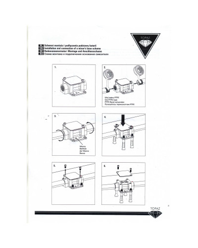 Змішувач для ванни TOPAZ BARTS TB 07113-H36