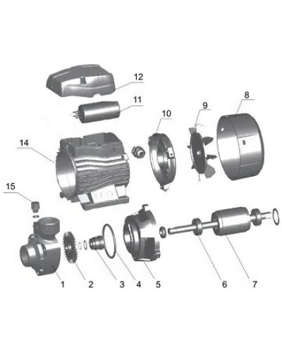 Насос вихровий VOLKS pumpe QB60 0,37кВт