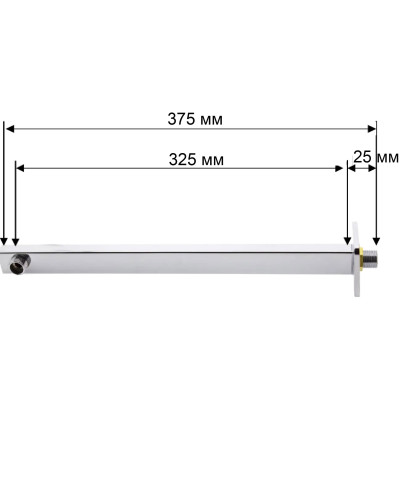 Кронштейн душової лійки Globus Lux STL-350-00