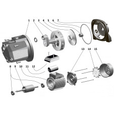 Насос відцентровий Optima JET 80A 0,8кВт чавун короткий