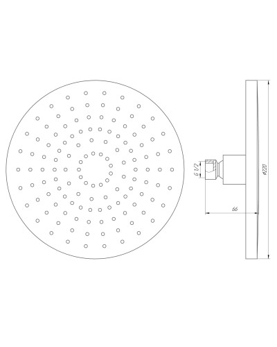 Душова лійка Globus Lux SD09A