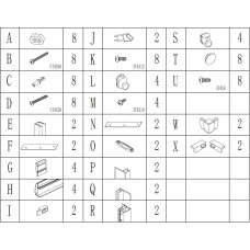 Душова кабіна BRAVO ODRA N90TB.Mosaic БЕЗ піддона (1уп.)