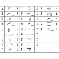 Шторка для ванної BRAVO BRDA 150FS (2уп.)