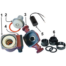 Насос циркуляційний VOLKS pumpe ZP25/4 180мм + гайки