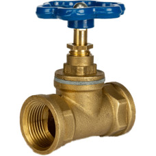 Кран ХВ вентильний прямий латунний 1/2″ВР х 1/2″ВР ливарний Б1111А VA