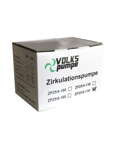 Насос циркуляційний VOLKS pumpe ZP25/6 130мм + гайки