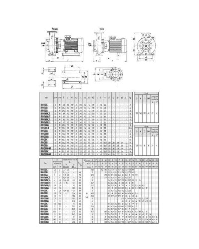 Насос моноблочний IR 40-125С 1,5 кВт SAER (35 м3/год, 18,5 м)