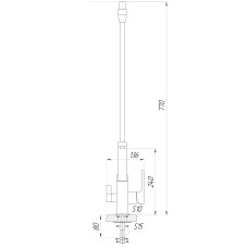 Змішувач для кухні під осмос Globus Lux LAZER GLLR-0900-10-01