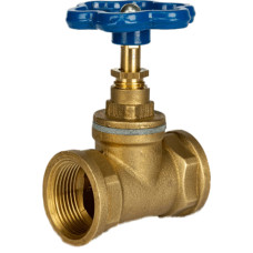 Кран ХВ вентильний прямий латунний 3/4″ВР х 3/4″ВР ливарний Б1112А VA