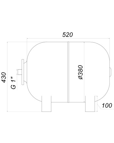 Гідроакумулятор 50л Zilmet ultra-pro 10bar ( 1100005005 )