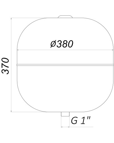 Гідроакумулятор з фіксованою мембраною 35л ZILMET HYDRO-pro 10bar ( 11A0003500 )