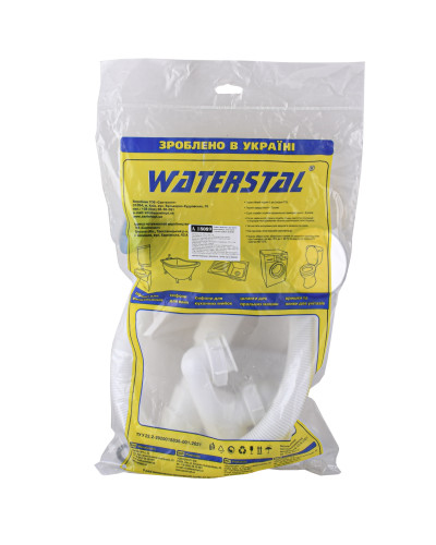 Сифон ″Waterstal″для ванни регульований Click-Clack з гнучкою трубою 32/40/50 (А - 18089)