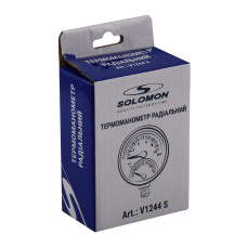 Термоманометр радіальний SOLOMON V1244 S М10х1
