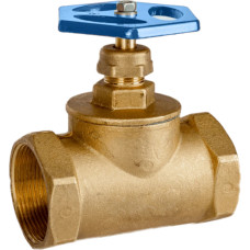 Кран ХВ вентильний прямий латунний 1 1/4″ВР х 1 1/4″ВР ливарний Б1127А VA