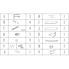 Душова кабіна BRAVO RABA N90GB БЕЗ піддона (1уп.)