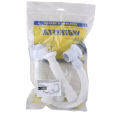 Сифон ″Waterstal″для ванни регульований Click-Clack з гнучкою трубою 32/40/50 (А - 18089)