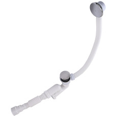 Сифон ″Waterstal″для ванни регульований Click-Clack з гнучкою трубою 32/40/50 (А - 18089)