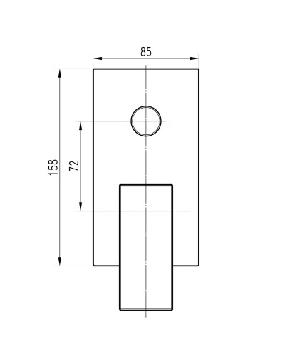 Змішувач для душу вбудований TOPAZ ODISS TO-18205-H66-BL