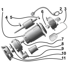 Насос фекальний Optima WQD10-15 1,3кВт