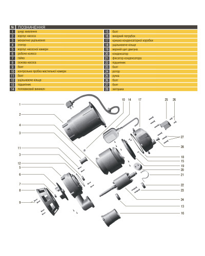 Насос фекальний Optima WQD10-15 1,3кВт