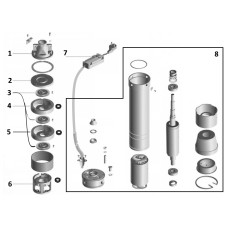 Насос свердловинний вихровий VOLKS pumpe 3SKm100 0,75кВт + кабель 15м + пульт