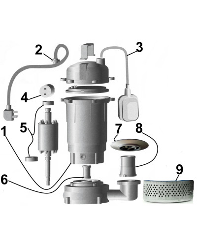 Насос дренажний VOLKS pumpe QDX6-12 1,1кВт