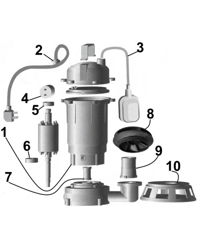 Насос дренажний VOLKS pumpe QDX1500 1,5кВт