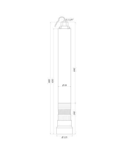 Насос колодязний OPTIMA OP 5,1 - 10 1,1 кВт