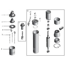 Насос свердловинний шнековий VOLKS pumpe 3QGD 1,5-70-0,37кВт 3 дюйма + кабель 15м