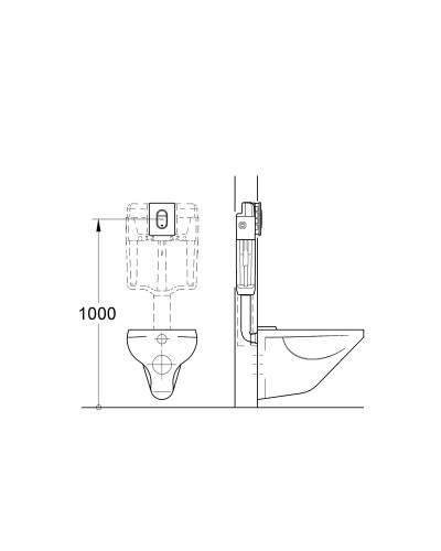 Накладная панель смыва Grohe Arena Cosmopolitan (38844SH0)