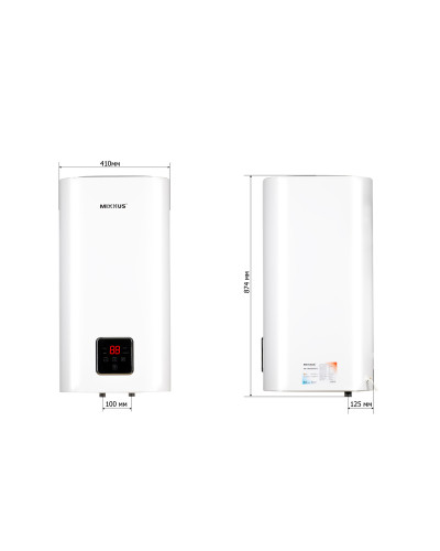 Водонагреватель "Квадрат" Mixxus EWH-13080 CUBE WET(V) накопительный 80 л, мокрый тен 2,0 kW (WH061