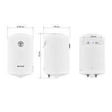 Водонагреватель "Цилиндр" MIXXUS EWH-07080 ROUND WET накопительный 80 л, мокрый тен 1,5 kW (WH0602)