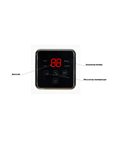 Водонагреватель "Квадрат" Mixxus EWH-15080 CUBE DRY накопительный 80 л, сухой тен 2,0 kW (WH0618)