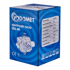 Контроллер давления Vodomet VDS-8R электронный для насоса до 1,1 кВт, 1", с кабелем и розеткой (VO4