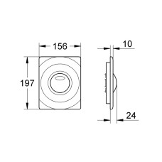 Накладная панель Grohe (42302000)