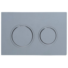 Панель смыва Koer KT-0605-01 220x140x12mm пластиковая, кнопка круглая (KR5317)