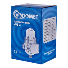 Контроллер давления Vodomet VDS-3 электронный для насоса до 1,1 кВт, угловой 1", с кабелем (VO4201)
