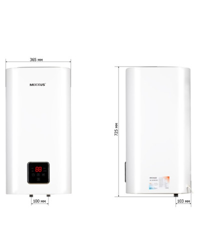 Водонагреватель "Квадрат" Mixxus EWH-13050 CUBE WET(V) накопительный 50 л, мокрый тен 2,0 kW (WH061