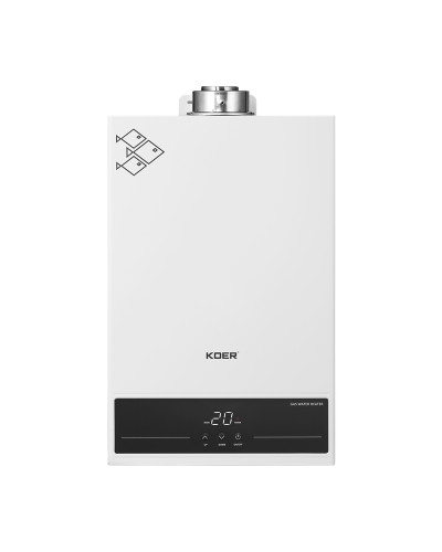 Газовая колонка KOER KWH.G0312 TURBO WHITE турбированная 12 л/мин, цвет белый (KR5557)