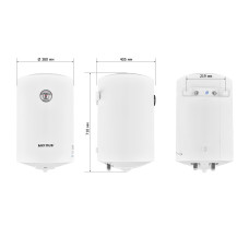 Водонагреватель "Цилиндр" MIXXUS EWH-07050 ROUND WET накопительный 50 л, мокрый тен 1,5 kW (WH0601)