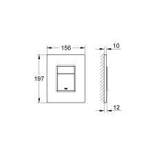 Панель смыва Grohe Skate Cosmopolitan (38732SH0)