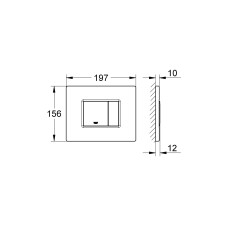 Панель смыва Grohe Skate Cosmopolitan (38732SH0)