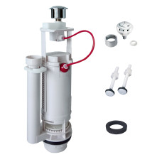 Комплект арматуры Koer KT-0301-3/8" (спускная 2-х + наполнительная с универс. подключением) (KR5059