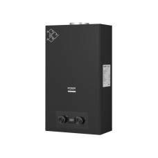 Газовая колонка Koer KWH.G0110 BLACK дымоходная 10 л/мин, цвет черный (KR5554)
