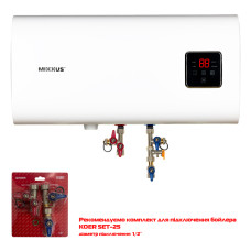 Водонагреватель "квадрат" Mixxus EWH-14080 CUBE WET(Н) накопительный 80 л, мокрый тен 2,0 kW (WH061