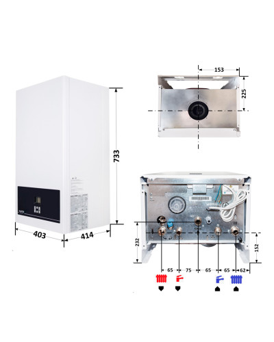 Котел газовий Airfel DigiFEL Premix 30 кВт